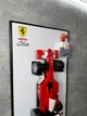 Арт Тримач Рамка 50x30 см. на Стіну для Конструктора LEGO Icons Ferrari F2004 та Michael Schumacher (11375) / Міхаель Шумахер з додатковим кріпленням для міні-фігурки / White Design - зображення 11