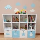 Стеллаж для игрушек и книг на 12 ячеек Gap ST12 White-Blue - изображение 1