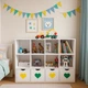 Стеллаж для игрушек и книг на 12 ячеек Gap ST12 White-Yellow-Green - изображение 2