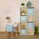 Стеллаж для игрушек и книг на 8 ячеек Gap ST8 White-Blue - изображение 1