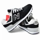 Женские кроссовки повседневные NB 574 Classic Black White 37 (23,5 см) Черный - изображение 6