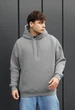 Худі Staff gray oversize fleece XXL - изображение 1
