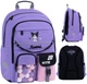Рюкзак школьный Kite 584M Kuromi для девочки Фиолетовый 39.5x29x13см 13 л легкий Ортопедический 1-4 класс Ergo Kids (HK26-584M) - изображение 1