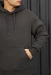 Худі Staff dark gray oversize fleece M - изображение 3