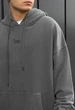 Худі Staff gray logo oversize S - зображення 3