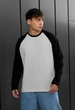 Лонгслів Staff su reglan light gray & black XL - изображение 1