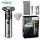 Электробритва VGR V 321 роторная, 3 плавающие головки, IPX7, аккумуляторная, для влажного и сухого бритья - изображение 1