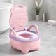 Детский горшок унитаз Bimbo 8236-48 с мягким сиденьем, розовое - изображение 4