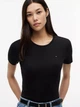 Женская футболка Tommy Hilfiger Crewneck Favorite T-Shirt, черный цвет, размер M (76J4869) - изображение 3
