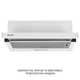 Вытяжка телескопическая WEILOR WT 63 WH - изображение 2