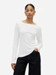 Лонгслив длинный женский GAP 611577880 XL Белый (1159855220) - изображение 1