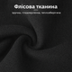 Флісова балаклава утеплена вітронепроникна — зимова маска для обличчя, універсальний розмір (52–62 см), чорна - зображення 3