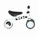 Біговел дитячий PROFI KIDS MBB 1018-4D з колесами EVA 6 дюймів, сталева рама, регульоване сидіння, Білий - зображення 4
