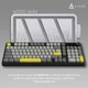 Клавіатура бездротова Ajazz AF98 Plus Black Gray Yellow (AF98-PLUS-BGY) ( 11086 ) - изображение 8