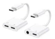 Переходник USB Type C папа на Type C мама с AUX - изображение 1