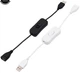 Кабель питания с выключателем USB 28 см черный - изображение 3