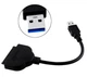 USB sata кабель для ssd перехідник 3.0 адаптер 22-Pin - зображення 2