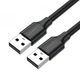 Кабель UGREEN US102 USB 2.0 A Male to A Male Cable 1m (Black)(10309) (UGR-10309) (19801) - изображение 1