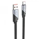 Кабель HOCO U119 USB для Type-C 5A, 1.2m, нілон, алюмінієві connectors, Black (6942007605007) (19760) - зображення 1