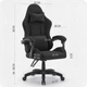 Кресло геймерское тканевое Cabro C500 Черное — до 150 кг. - изображение 9