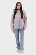 Жіноча куртка casual з біопухом і капюшоном на блискавці Snow Owl (пудра, S), 117065, 116984 - зображення 1