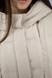 Жіноча осіння куртка casual з біопухом і капюшоном Snow Owl (молочний, 2XL), 117025, 116977 - изображение 5
