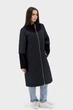 Жіноча тонка куртка casual з втачним рукавом та качиним пухом Snow Owl (чорний, M), 117012, 116978 - изображение 3