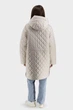 Жіноча стьобана куртка casual з капюшоном, синтепон, осінь-весна Snow Owl (світло-бежевий, 2XL), 117077, 116982 - изображение 4