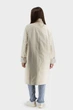 Жіночий casual плащ сезону осінь-весна з качиним пухом Basic (молочний, M), 116903, 116841 - изображение 4