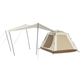 Палатка трехместная автоматическая с тентом Naturehike Ango Picnic CNK2450WS021, коричневая - изображение 1