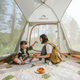 Палатка трехместная автоматическая с тентом Naturehike Ango Picnic CNK2450WS021, коричневая - изображение 7