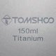 Фляга титанова для алкогольних міцних напоїв Tomshoo titanium 150 мл з титановими чарками Lixada 2 шт по 35 мл лійка та чохол - зображення 11
