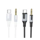 Кабель Borofone BL19 AUX 3.5мм to Type-C 1м, сумісність Huawei, Xiaomi, OnePlus та інших брендів, підтримка деяких моделей Samsung та iPad з інтерфейсом Type-C Black - зображення 2