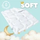 Набор комплект детский Soft в кроватку одеяло 100х135 см и подушка 40х60 см PAPAELLA, лебяжий пух, искусственный пух - изображение 2