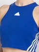 Спортивный топ для фитнеса женский Adidas W FI 3S Tank IS3635 XS Синий (4066757917905) - изображение 7