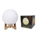 Світильник міні нічник на батарейках Magic 3D Moon Lamp RGB зі зміною кольорів - изображение 2