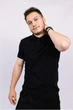 Футболка ПОЛО ЧОРНИЙ БАТАЛ р. 3XL - зображення 2