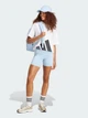 Футболка хлопковая оверсайз короткая женская Adidas W Bl Sj Bf T JG8737 L White/Black (4067902942452) - изображение 4