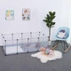 Клітка-манеж для тварин Songmics W02 143×73×46 см, модульний вольєр для кролика, морської свинки, гризунів - зображення 5