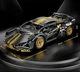 Конструктор на радіокеруванні 1:14 Lamborghini Black Taurus 36 см з мотором та пультом, 1314 деталей чорна з золотом - зображення 6