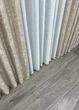 Комплект штор VR-Textil Льон Мармур 100х270 2шт і Тюль 400х270 1272ш-115т Теплий бежевий з білим 71-127/2 - зображення 8