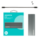 Зовнішня кишеня для накопичувача A-DATA EC680 для SSD M.2 PCIe USB3.2 Gen2 Type-C Gray - зображення 7