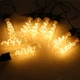 Уличная гирлянда светодиодная "Удлиненные лампы спираль" LED декоративное освещение для фасадов деревьев и праздников (AA0247) - изображение 4