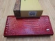 Лаковый женский кожаный кошелек BALISA красный G 2-826 - изображение 2