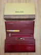Лаковый женский кожаный кошелек BALISA красный G 2-826 - изображение 4