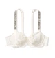 Бюстгальтер Victoria’s Secret Unlined Lace Shine Strap Balconette Bra Білий 36B - зображення 6