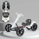 Детский электромобиль GO-KART White (белый) — складной электрокартинг для детей, аккумуляторный, скорость до 6 км/ч - изображение 2