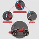 Детский электромобиль GO-KART White (белый) — складной электрокартинг для детей, аккумуляторный, скорость до 6 км/ч - изображение 8