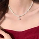 Подвеска на шею Madame Perle, винтажное французское плетение с имитацией жемчуга - изображение 1