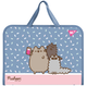 Папка для зошитів YES 492316 Pusheen B4, на блискавці, з 2-ма ручками, пластик /492316/ - изображение 1